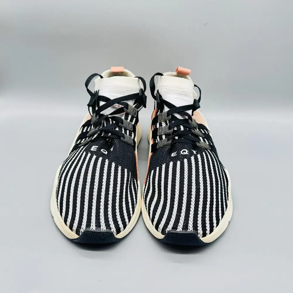 Adidas Originals Shoes Mens 12.5 Multicolor EQT Support Striped Knit Sneakers